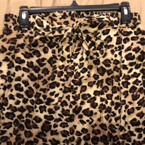 Ambiance Cheetah Palazzo Pants - Picture 3 of 4